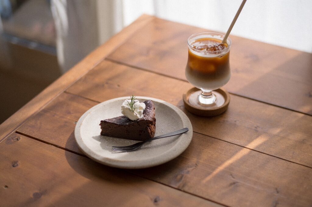 コーヒーとケーキ